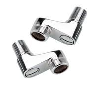 Adaptador Ducha Grifo Portátil, Conector Ángulo Ajustable, Adaptador Bañera Universal Dispositivo Robusto Ayuda Suave, Estilo Moderno de Hogar, Accesorio para Renovación Cocina 6,2x5,5 cm