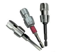 Adaptador expansor de tubo PPR de vástago hexagonal para taladro eléctrico, herramienta de perforación de 6.35 mm para tubería de agua de 0.5 pulgadas y 0.75 pulgadas, rosca suave sin rebabas para