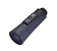 Adaptador Grifo Cocina Grifo de cocina con cabezal ducha extraíble, rociador agua, mezclador aireador, ahorrador, reemplazo grifo(Black)