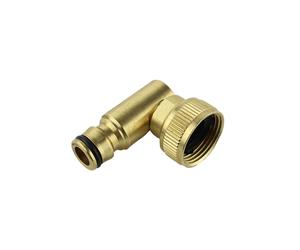 Adaptador grifo rosca hembra 3/4' codo laton aqua control