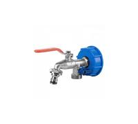 Adaptador ibc s60x6, tapón con dos salidas macho 3/4' + 2 adaptadores