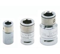 Adaptador jonnesway 3/8' a punta hexagonal 10mm, acero cromo-vanadio d