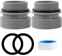 Adaptador Manguera Piscina, Kit de Adaptadores de Conversión de Manguera de Piscina de 40 mm a 1 1/2 pulgadas, 4560 Conector de Manguera de Bomba de Filtro de Piscina Parte de Piscinas Sobre el Suelo