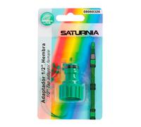Adaptador manguera plastico 1/2 hembra blister