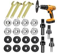 Adaptador para amoladora angular Kit de conversión de varilla de conexión | Accesorios de amoladora angular para mantenimiento de automóviles, trabajo de metales, astillero, hogar, garaje, taller