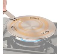 Adaptador para cacerola de inducción 16/20/24 cm, adaptador con mango extraíble y base separada para cocinas eléctricas, cocinas de gas, placa de inducción (16 cm)
