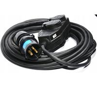Adaptador para camping, cable de extensión para autocaravana, 40 metros, distribuidor múltiple