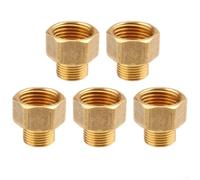 Adaptador para latón G1/2 Hembra a G3/8 Macho 5 para uds Adaptador