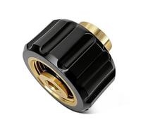 Adaptador para lavadora de alta presión Karcher M22 x 1,5 a 1/4" - M22 x 1,5 rosca interior a 1/4" para accesorios de conexión de limpiador de alta presión, adecuado para Kärcher, Kränzle, Nilfisk