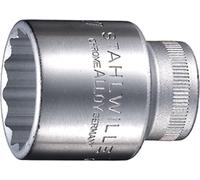 Adaptador para llave de tubo, 50 1/2 pulgadas, hexagonal de 12 caras, boca de 28 mm, longitud de 45 mm, marca STAHLWILLE