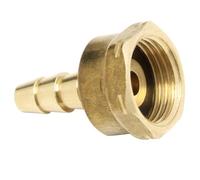 Adaptador para Regulador de Gas Regulable de Latón | Para Manguera ≈ 9 mm | No Compatible con G1/2 ni R1/2 | Conector para Butano, Propano y LPG | Barbacoa, Cocina y Estufas (1 ud.)