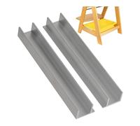 Adaptador para silla alta, 1 par, compatible con roba Sit Up e IKEA Trofast, soporte de aluminio para caja de strut, soporte para strut inferior