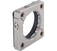 Adaptador rectangular Hummel M23 para conectores de cable y acoplamientos, color plateado. Carcasa de zinc fundido a presión (GD-Zn) - 1 unidad