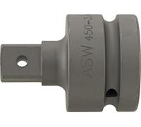 Adaptador reductor ASW, según la norma DIN 3121, forma H25, salida de 3/4 de pulgada