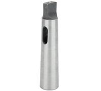 Adaptador reductor de conicidad para taladro, manguito plateado de alta dureza y resistencia al desgaste, MT3 a MT2, mecanizado de precisión para profesionales del metal.