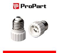 Adaptador rosca bombilla de e27 macho a gu10 hembra pel2710