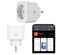 Adaptador Salida Schuko Smart Wifi Manejable De App Tuya NVS-SOCKETF-W2