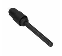Adaptador SDS Max a SDS Plus para martillos giratorios, adaptador de portabrocas SDS de acero al carbono, convertidor de cambio rápido (negro + 20 x 6 x 3,5 x 1,8 cm)