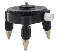 Adaptador Trípode para nivel 5/8" a 1/4" para preciso Adaptador | Aleación aluminio, rotación 360°, interfaz 1/4", para ajuste fino, para construcción durable