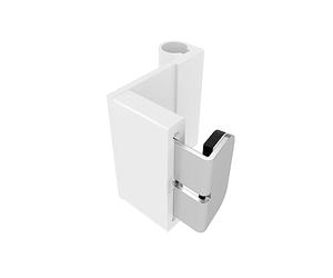 Adaptadores de abrazadera Windhager para ventanas con mosquitera, no requieren perforación, juego de 3