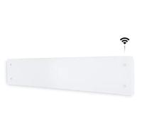 Adax Clea L Radiador Eléctrico WiFi 600 W, Convector de Pared, Blanco | Calefactor inteligente, control por smartphone, bajo consumo, altura 222 mm, antiheladas, baño, IP24C