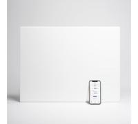 ADAX NEO Compact - Convector de pared con termostato por Wifi - 1000W | Bajo consumo | Calefacción eficiente y segura | Radiador eléctrico moderno y elegante | 420mm de altura | IP24C | Blanco