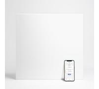ADAX NEO Compact - Convector de pared con termostato por Wifi - 500W | Bajo consumo | Calefacción eficiente y segura | Radiador eléctrico moderno y elegante | 420mm de altura | IP24C | Blanco