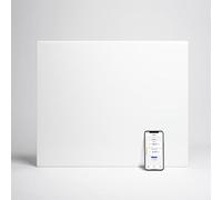 ADAX NEO Compact - Convector de pared con termostato por Wifi - 750W | Bajo consumo | Calefacción eficiente y segura | Radiador eléctrico moderno y elegante | 420mm de altura | IP24C | Blanco