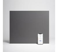 ADAX NEO Compact - Convector de pared con termostato por Wifi - 750W | Bajo consumo | Calefacción eficiente y segura | Radiador eléctrico moderno y elegante | 420mm de altura | IP24C | Gris