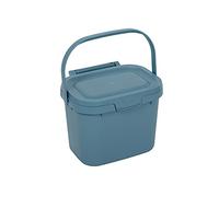 Addis - Cubo de Basura para residuos de Alimentos en la Cocina, para compostar, Uso Cotidiano, 4,5 litros, Color Azul Cielo