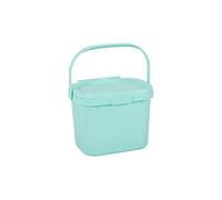 Addis - Cubo de Basura para residuos de Alimentos en la Cocina, para compostar, Uso Cotidiano, 4,5 litros, Color neblina Azul, Modelo 518418