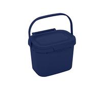 Addis Everyday Kitchen - Cubo de Basura para residuos de Alimentos, 4,5 litros, plástico Reciclado, Color Azul ecológico