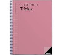 ADDITIO - Cuaderno Tríplex para el profesorado | Planificación mensual y semanal | Evaluación | Tutoría | Reuniones | Papel ecológico | Tamaño 22,5 x 31 cm | Español | Coral