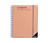 ADDITIO - La Agenda del Profesorado | Planificación trimestral | Semana vista | Evaluación | Tamaño 16,5 x 21,5 cm. | Español | Naranja