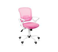 Adec Group Brisa, Silla de Escritorio giratoria, Silla de Oficina, Silla despacho con Ruedas, Color Rosa Claro, Medidas: 60 cm (Ancho) x 60 cm (Fondo) x 93-101 cm (Alto)