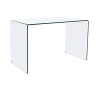 Adec Group Note, Mesa de Estudio, Mesa Oficina o Escritorio, Acabado en Cristal Templado, Medidas: 120 cm (Largo) x 70 cm (Ancho) x 74 cm (Alto)