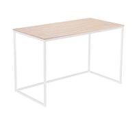 Adec - MIA, Mesa de Estudio, Escritorio o Despacho, Mesa de Oficina, Acabado en Roble Salvaje y Blanco, Medidas: 120 cm (Largo) x 60 cm (Ancho) x 75 cm (Alto)