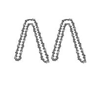 Adfaga Cadena de motosierra profesional, 2 piezas, kit de corte de sierra de acero de aleación, corte rápido de alta eficiencia para tala, producción de madera, herramientas de (18"62 nudos)