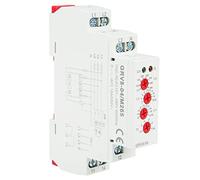 Adfaga GRV8 04 Relé de monitoreo de voltaje trifásico Medición de verdadero valor eficaz 8 configuraciones de voltaje ajustables Protección contra fallas de secuencia de fase para