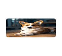 ADFGYERH Smart Corgi - Alfombra de cocina lavable, antideslizante, cómoda y suave para cocina, suelo, oficina, fregadero, lavandería, 45 x 120 cm