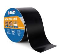 ADHES 1 Rollos Cinta de Butilo 100 mm x 15 m Impermeable autoadhesiva Resistente al Clima Cinta para Vigas de Cubierta, Ideal para Cubiertas de Madera