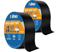 ADHES 2 Rollos Cinta de Butilo 50 mm x 15 m Impermeable autoadhesiva
