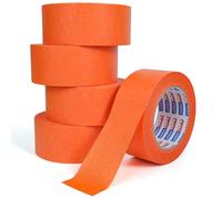 ADHES 5 Rollos NaranjaDe Cinta De Carrocero, Resistente A Los Rayos UV Y Al