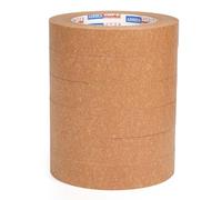 ADHES 6 Rollos Marrón Cinta De Embalaje Cintas Adhesivas De Papel, 24 mm x