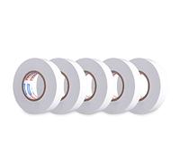 ADHES Cinta aislante de PVC para aislamiento eléctrico blanco 19mm x 20m
