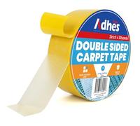 ADHES Cinta de Alfombra de Doble Cara Pesada, 50MM x 27M x 1 Rollo,