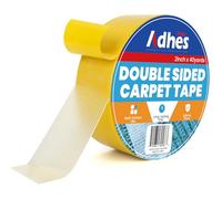 ADHES Cinta de Alfombra de Doble Cara Pesada, 50MM x 36M x 1 Rollo,