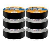 ADHES Cinta de Butilo Impermeable autoadhesiva 40mm x 15m, 6 Rollos | Resistente al Clima Cinta para Vigas de Cubierta, Ideal para Cubiertas de Madera, Vigas, Techos