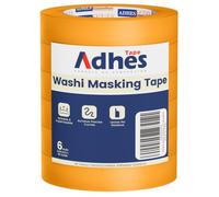 ADHES Cinta de Pintor Anti - UV 15 días, 24 mm x 55 m x 6 rollos