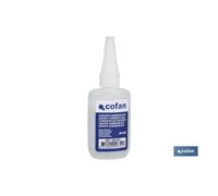 Adhesivo cianoacrilato. alta densidad 50gr.